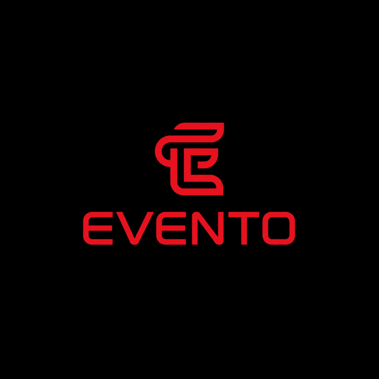 Evento app logo — an event management application by Rextech Studios